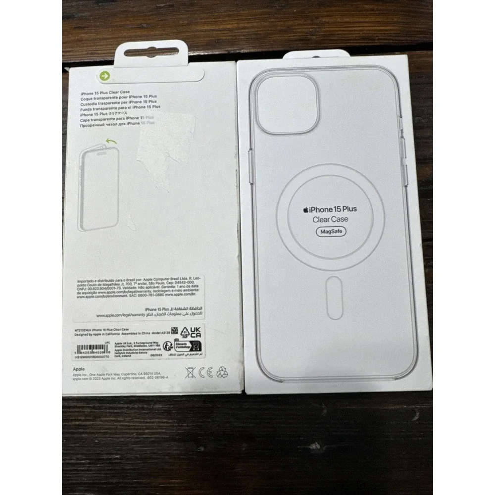 Apple Clear Case with MagSafe‎ for iPhone 15 Plus NEW Open Box